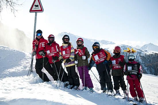Cours de ski et snowboard avec les professeurs de l'Ecole Suisse de Ski Veysonnaz