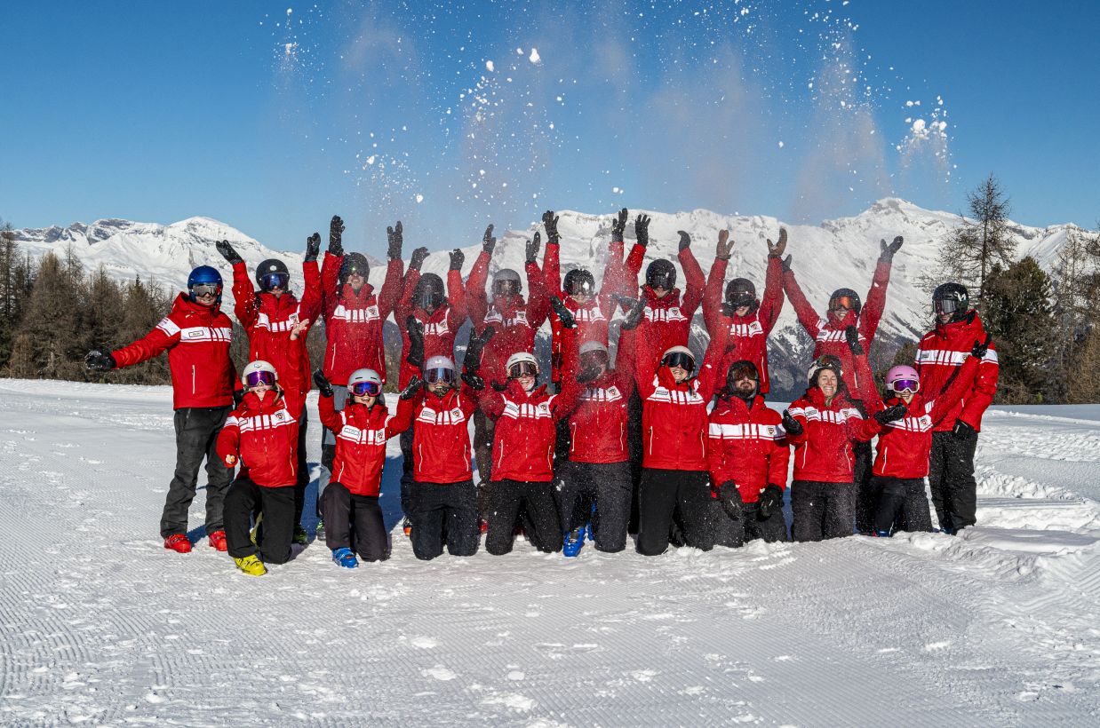 De bons moments avec vos professeurs de ski à l'ESS Veysonnaz